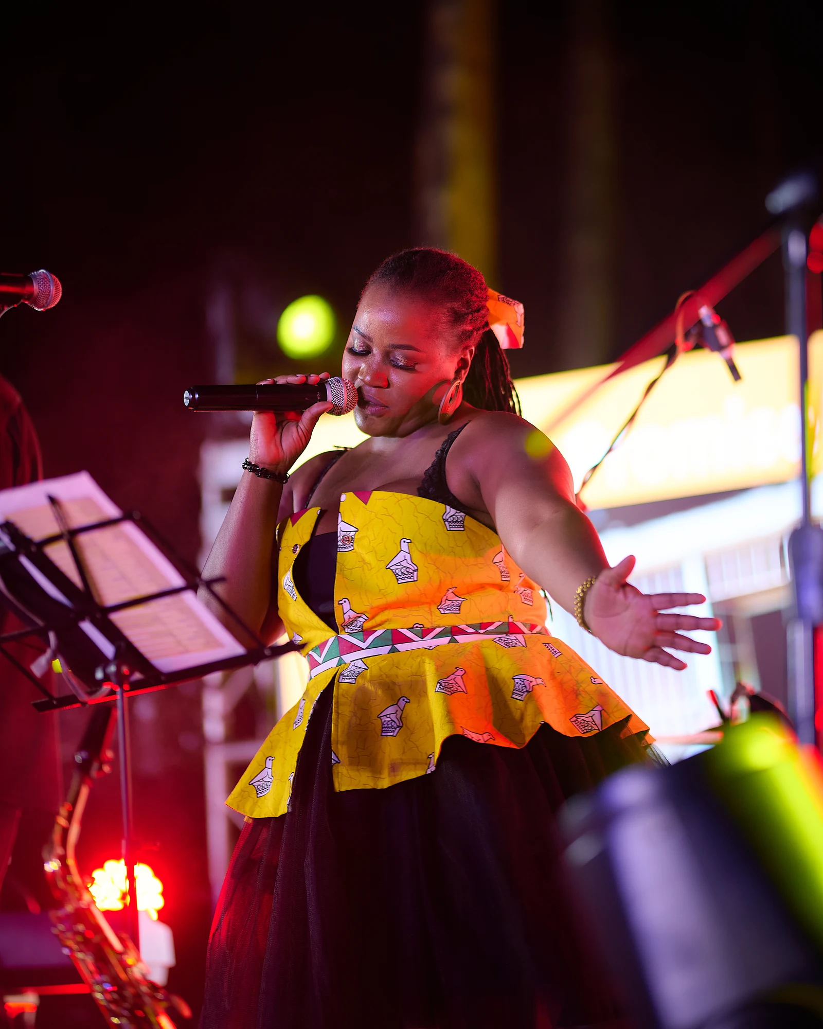 Tina Watyoka in performance